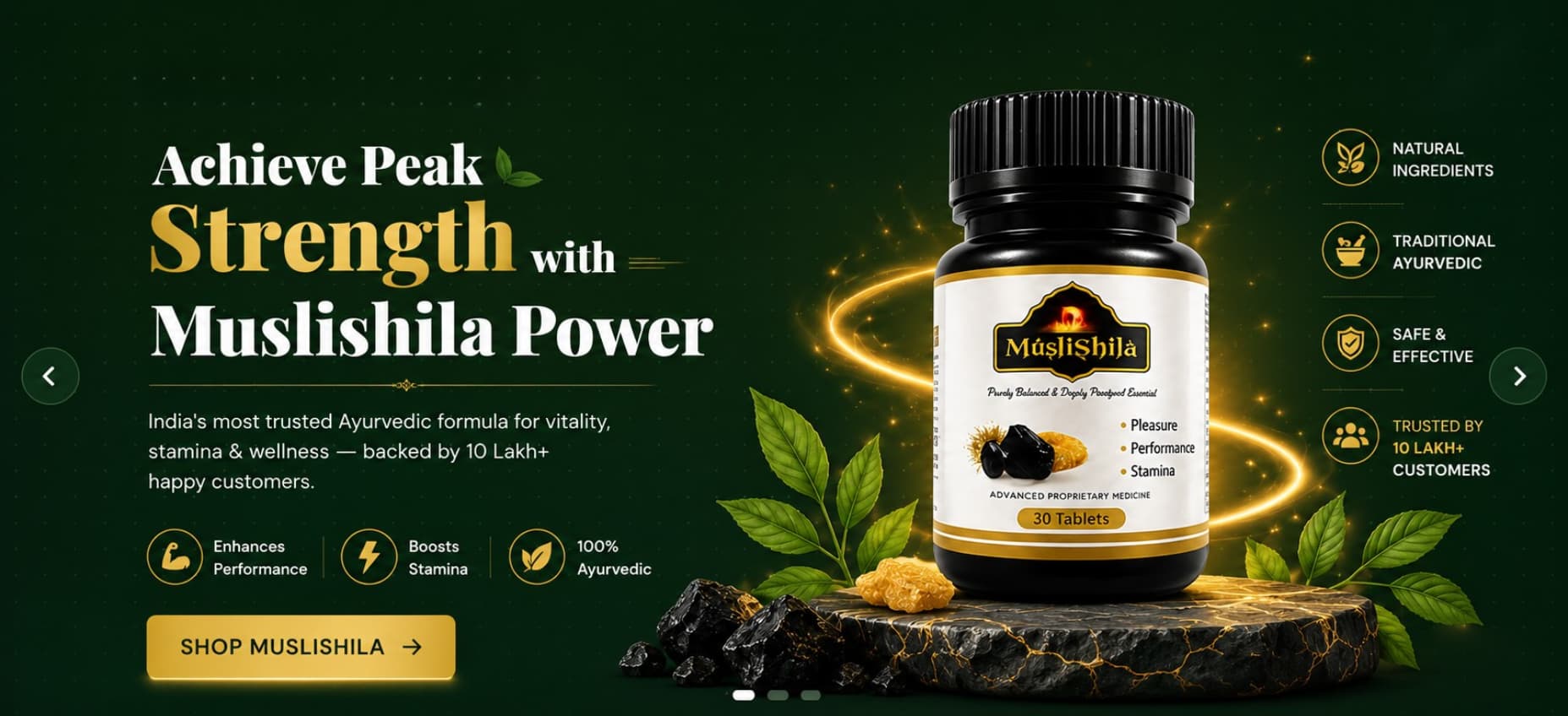Muslishila Gold Banner